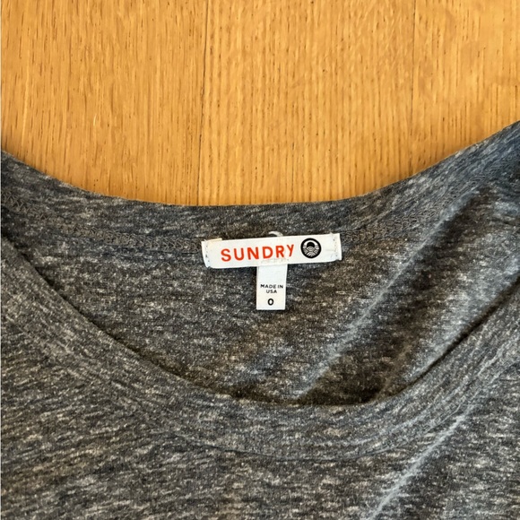 Sundry ruffle shoulder embroidered top - Picture 2 of 2